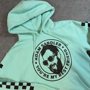Independent Trading Company Hoodie Mens Small Green Adam Sandler Graphic Fleece